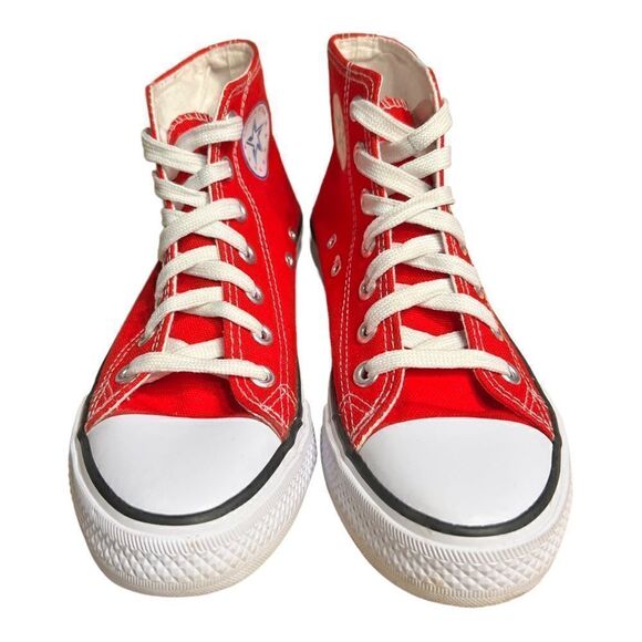 LIPIRA STAR, ALL SPORT RED HI TOP SNEAKERS UNISEX, SIZE EUR 39 - Picture 2 of 7